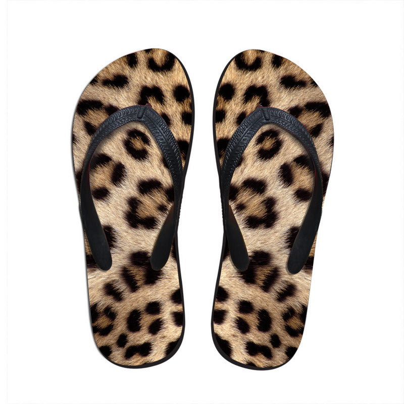 Tiger Giraffe Leopard Print Slippers