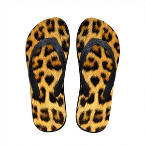 Tiger Giraffe Leopard Print Slippers