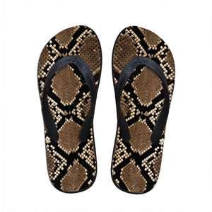 Tiger Giraffe Leopard Print Slippers